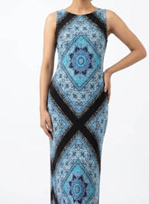 Imported western mini dress jersey long dress No-627 Velnoor Store