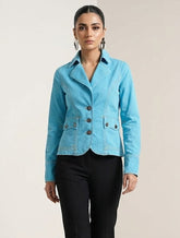 chest 17 length 21 Girls Denim Jacket Pakistan – Trendy & Stylish - Velnoor store - 09