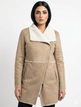 1509 Women's Soft Touch Swiss Leather Jacket | Elegant Winter Style Pakistan -velnoor