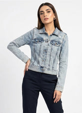 409 Girls Denim Jacket Pakistan – Trendy & Stylish | Velnoor