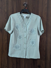 Imported Half sleeve top polyester half sleeve top No-4039 Velnoor Store