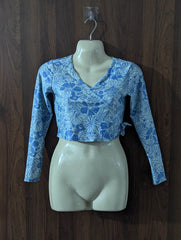 Imported Crop top silk jersey crop top No-4507 Velnoor Store