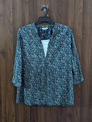 Imported Full sleeve top linen full sleeve top No-4113 Velnoor Store