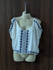 Imported Crop top linen crop top No-4496 Velnoor Store