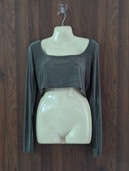 Imported Crop top jersey crop top No-3774 Velnoor Store