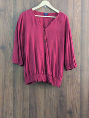 Imported Full sleeve top chiffon full sleeve top No-1453 Velnoor Store