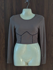 Imported Crop top jersey crop top No-4395 Velnoor Store