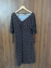 Imported Western Mini Dress Silk Mini Dress No-713 Velnoor Store