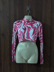 Imported Crop top silk jersey crop top No-4191 Velnoor Store