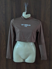 Imported Crop top jersey crop top No-4466 Velnoor Store