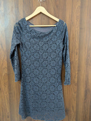 Imported Western Mini Dress Net Mini Dress No-641 Velnoor Store