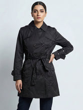 1597 Women's Button Down Long Coat | Classic Look Pakistan - velnoor