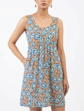Imported Western mini dress chiffon mini dress No-925 Velnoor Store
