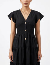 Imported Western Mini Dress jersey Mini Dress No-587 Velnoor Store