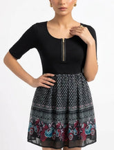 Imported Western mini dress jersey mini dress No-948 Velnoor Store