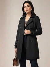 1601 Women's Long Coat Modern Fit | Stylish Winter Fashion Pakistan - velnoor