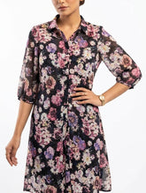 Imported Western mini dress chiffon mini dress No-2787 Velnoor Store