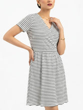Imported Western mini dress jersey mini dress No-2639 Velnoor Store