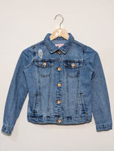 135 Minimal Damaged Style Girls Denim Jacket Pakistan – Trendy & Stylish | Velnoor