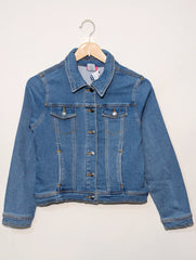 130 Classic Blue Denim Jacket for Girls Pakistan | Velnoor