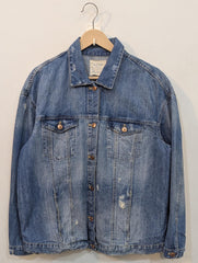 1424 Girls Blue Denim Jacket – Trendy Casual Look Pakistan | Velnoor