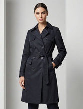 1594 blue Women's Premium Soft Long Coat | Luxury Winter Wear Pakistan - velnoor