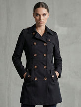 1583 Women's Oversized Long Coat | Modern Winter Wear Pakistan - velnoor