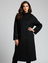 1688 Women's Long Coat with Hoodie | Warm Casual Wear Pakistan - velnoor