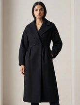 1664 Women's Classic Long Coat | Elegant Winter Coat Pakistan - velnoor
