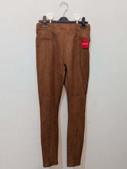 841 Women's Leather Office Trousers | Formal Faux Leather Pants Pakistan - velnoor