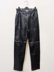 824 Women's Classic Leather Pants | Elegant Faux Leather Wear Pakistan - velnoor