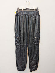 822 Women's Leather Trousers | Premium Faux Leather Pants Pakistan - velnoor