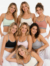 Premium Girls Seamless Sports Training Crop Top Free Size Bra for Girls