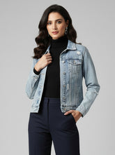 1142 Girls light Blue Denim Jacket – Bold & Cool Pakistan | Velnoor