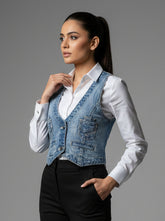 761 Fashion Denim Jacket for Girls Online Pakistan | Velnoor