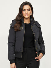 1624 Women's Short Puffer Jacket | Modern Winter Look Pakistan - velnoor