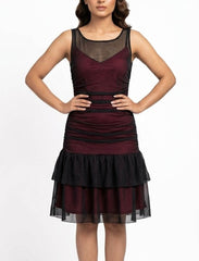 Imported Western mini dress net mini dress No-1411 Velnoor Store
