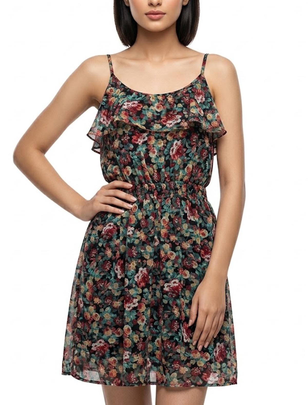 Imported Western mini dress chiffon mini dress No-1282 Velnoor Store