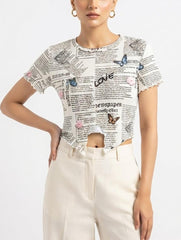 Crop top cotton crop top No-1888 Velnoor Store