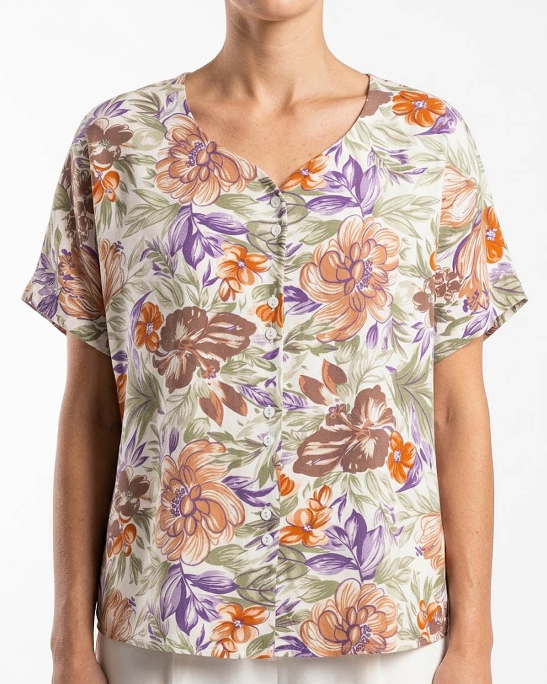 Imported Half sleeve top cotton half sleeve top No-5547 Velnoor Store