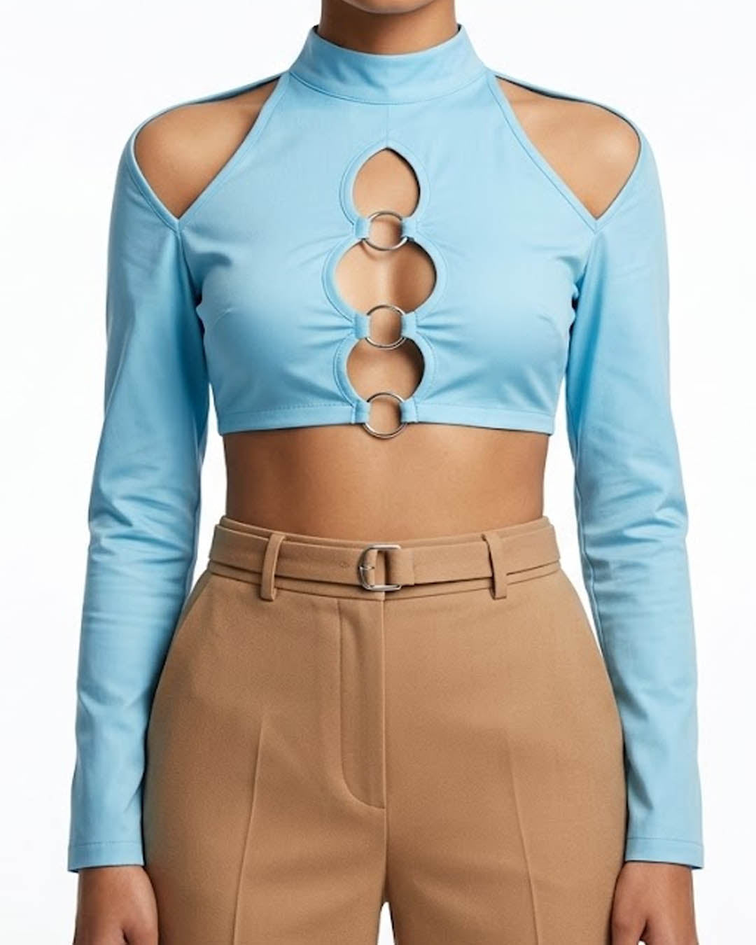 Imported Crop top jersey crop top No-4410 Velnoor Store
