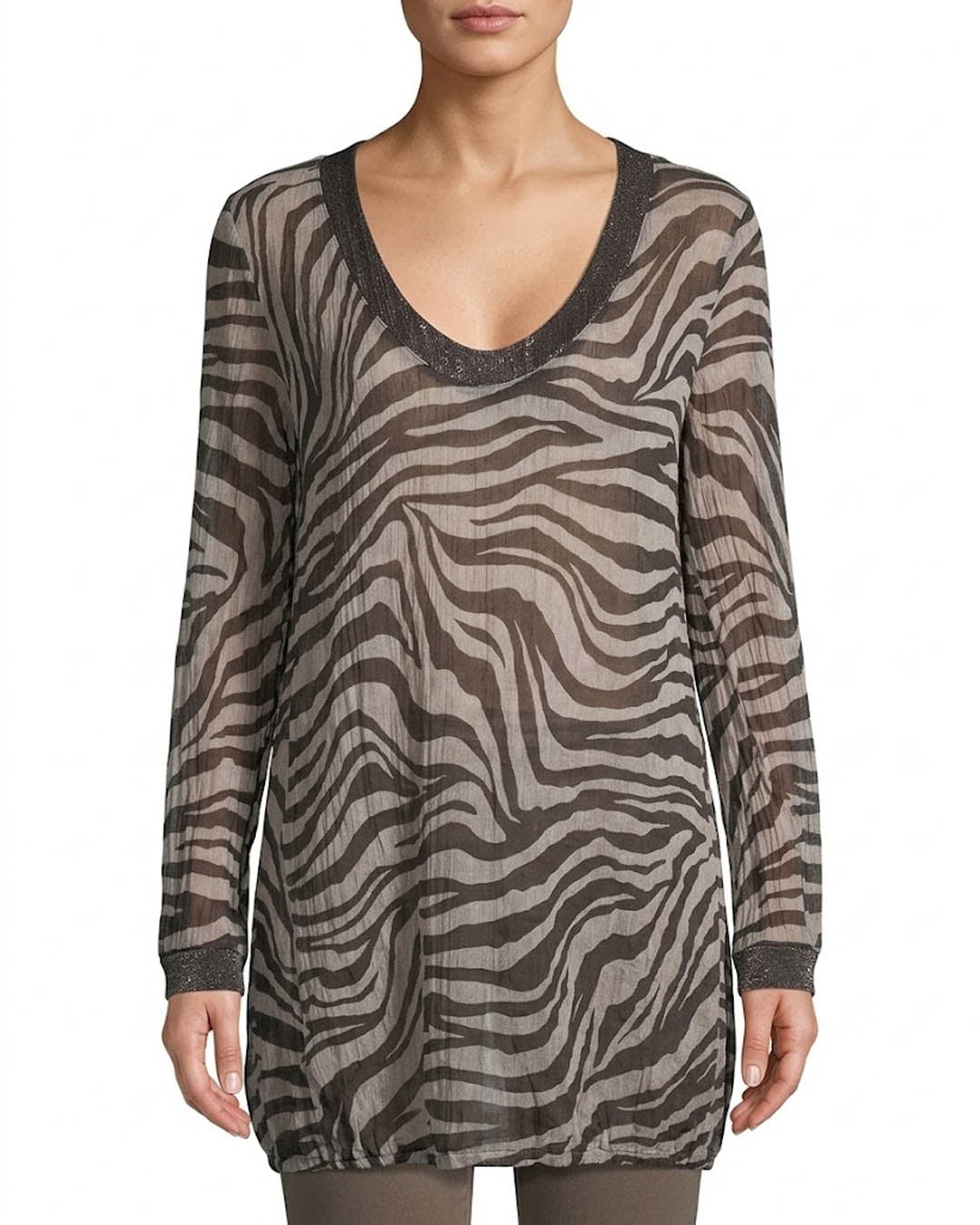Imported Full sleeve top linen full sleeve top No-5295 Velnoor Store