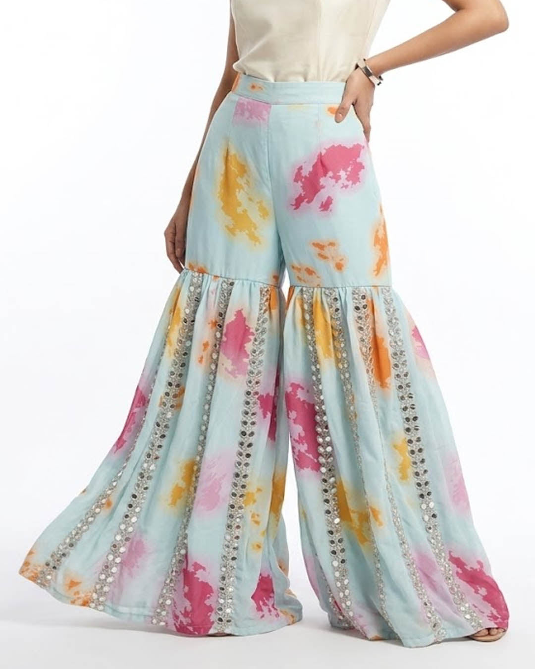 Imported Plazo chiffon plazo No-3673 Velnoor Store