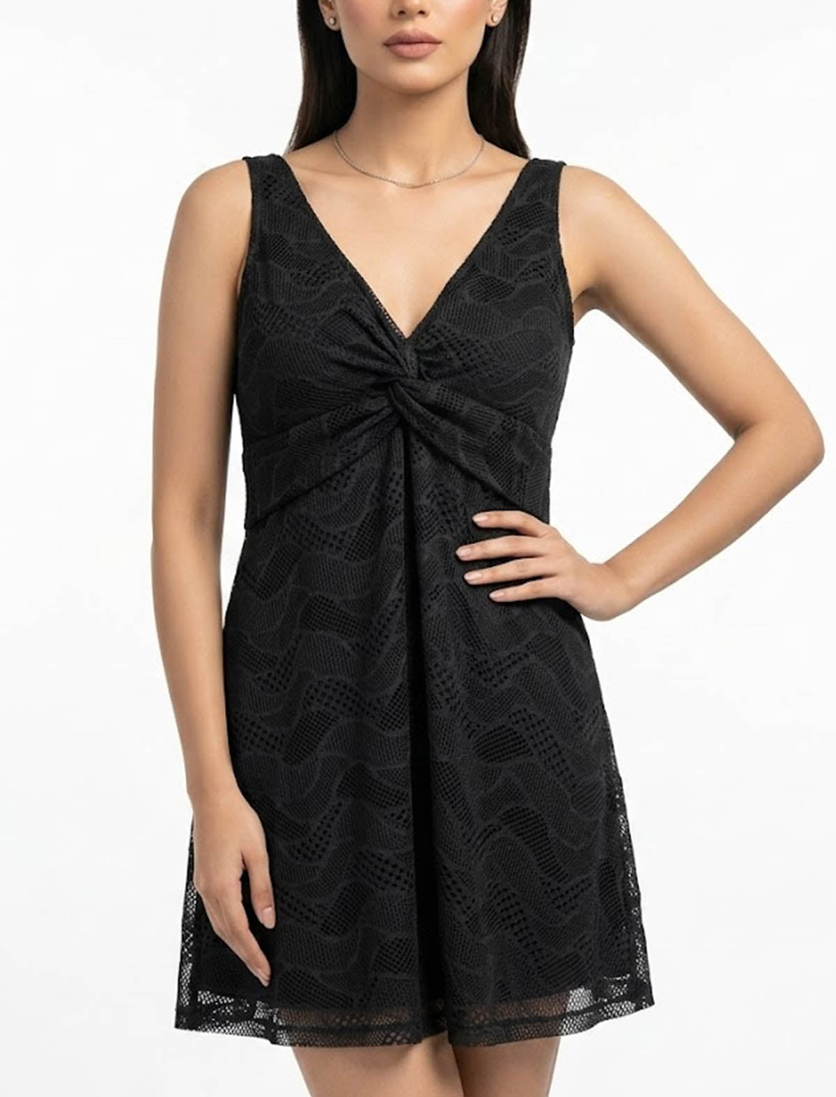 Imported Western Mini Dress Net Mini Dress No-587 Velnoor Store
