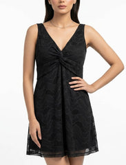 Imported Western Mini Dress Net Mini Dress No-587 Velnoor Store