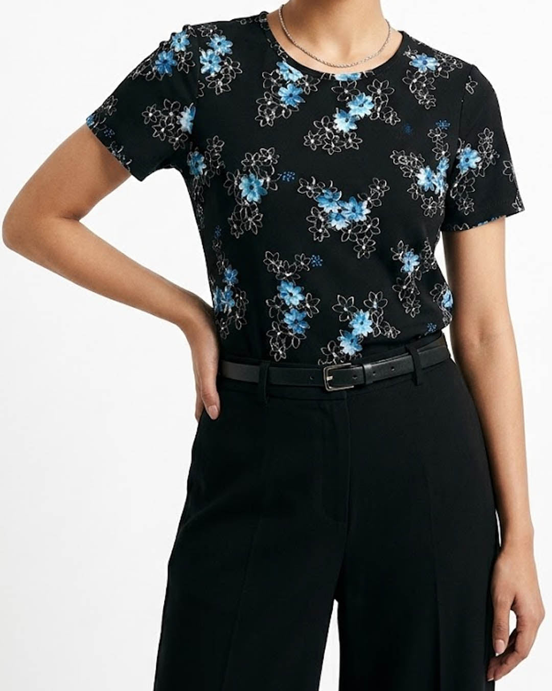 Imported Half sleeve top chiffon half sleeve top No-3340 Velnoor Store