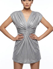 Imported Western mini dress jersey mini dress No-846 Velnoor Store