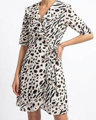 Imported Western mini dress chiffon mini dress No-2763 Velnoor Store