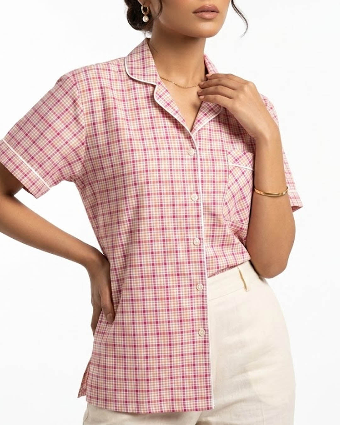 Imported Half sleeve top cotton half sleeve top No-4672 Velnoor Store