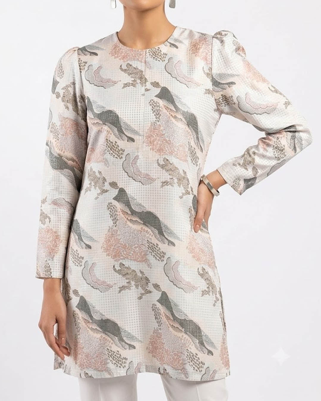 Imported Kurti silk jersey kurti No-3664 Velnoor Store